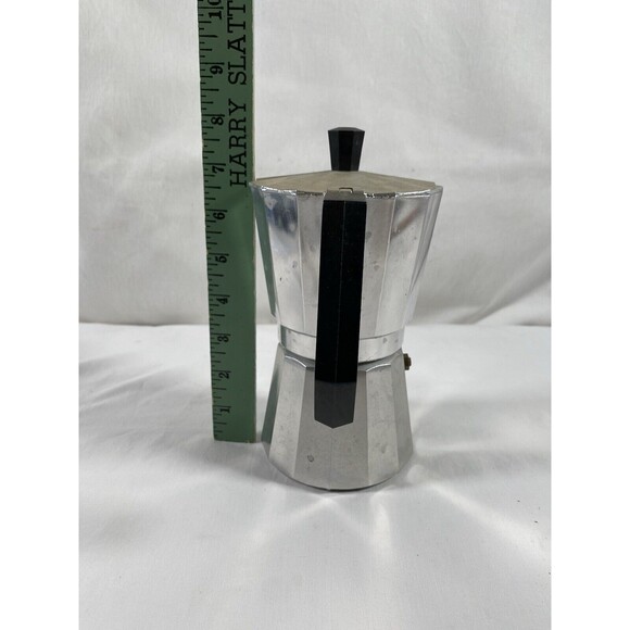 Delonghi 4-6 Cup Moka Express Stovetop Espresso Coffee Maker Pot Good Condition - Picture 3 of 11